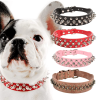 Spiked Studded Leather Collar