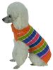 Rainbow Cable Knit Turtleneck Sweater