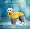 Reflective Waterproof Hooded Dog Raincoat