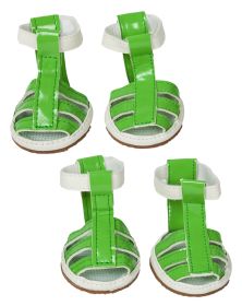 Buckle-Supportive Waterproof Dog Sandals, Set of 4 (size: X-Small)