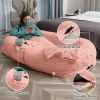 Oversized Faux Fur Cuddle Bed for You and Your Pup