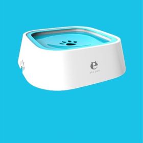 1.5L Floating Slow-Feed Water Bowl (Color: Blue)
