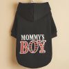 Mommy's Boy Fleece Hoodie for Small Dogs