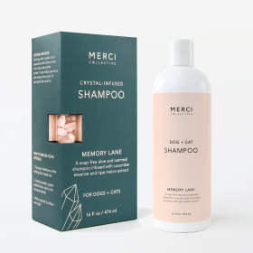Crystal-Infused Luxury Pet Shampoo (Color: Rose Quartz)