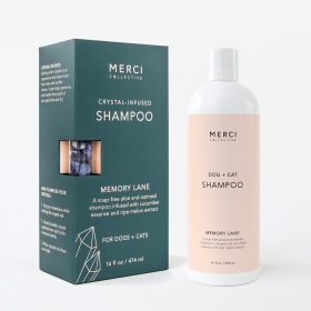 Crystal-Infused Luxury Pet Shampoo (Color: Sodalite & Lapis Lazuli)