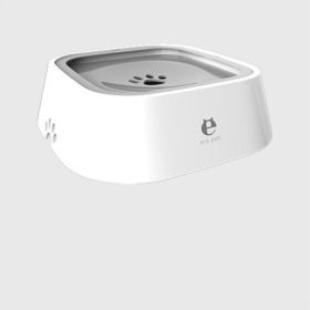 1.5L Floating Slow-Feed Water Bowl (Color: Gray)