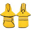 Reflective Hooded Raincoat Poncho