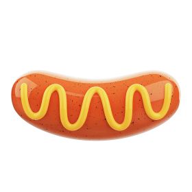Sausage Dog Squeaky Chew Toy (Color: 1 piece)