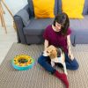 Rotating Wheel Puzzle Slow Feeder Bowl
