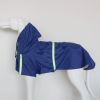 Hooded Dog Raincoat with Reflective Trim