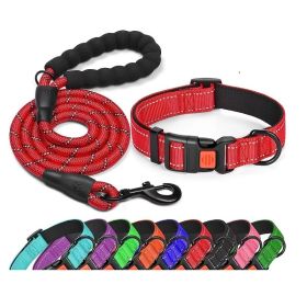 No-Pull Adjustable Walking Harness (Color / Size: Red / M)