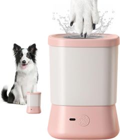 Electric Paw Cleaner for Dogs (Color: Pink)