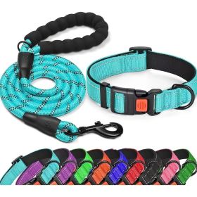 No-Pull Adjustable Walking Harness (Color / Size: Lake Blue / M)