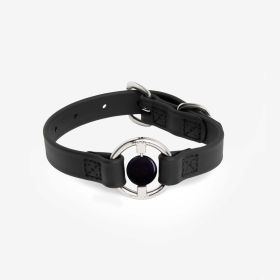All Eyes on Me Crystal-Embedded Healing Collar (Color / Size: Black / Small)
