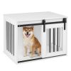 Sliding Barn Door Dog Crate Furniture