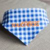 Plaid Print Velcro Bandana
