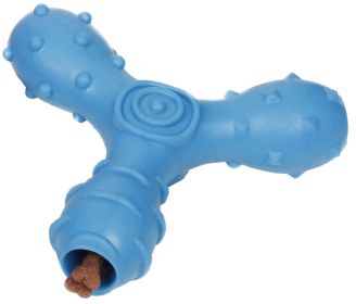 Tri-Chew Treat Dispensing Dog Toy (Color: Blue)