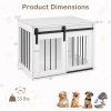 Sliding Barn Door Dog Crate Furniture