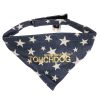 Bad-to-the-Bone Star Print Velcro Bandana