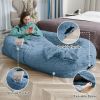 Oversized Faux Fur Cuddle Bed for You and Your Pup