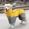 Reflective Waterproof Hooded Dog Raincoat
