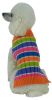 Rainbow Cable Knit Turtleneck Sweater