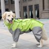 Reflective Waterproof Hooded Dog Raincoat