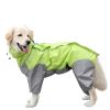 Reflective Waterproof Hooded Dog Raincoat