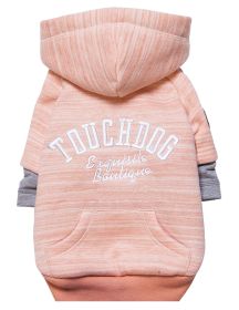 Hampton Beach Sand-Blasted Cotton Hoodie (Color / Size: Pink / Large)