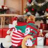 Holiday Turtleneck Sweater in Snowman or Furball Stripes