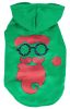 Light-Up Cool Santa Shades Hooded Sweater Costume
