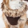 Faux-Fur Collar Harness & Leash Set