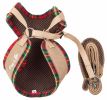 Plaid Bowtie Harness & Leash Set