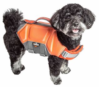 Tidal Guard Reflective Dog Life Jacket (Color / Size: Orange / X-Large)