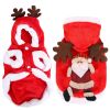 Santa Reindeer Christmas Dog Costume