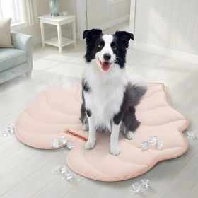 X-Large Washable Cooling Mat for Dogs (Color: light pink)