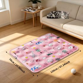 Self-Cooling Ice Mat (size: 3Xl-Pink)