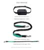 Hands-Free Bungee Leash with Zipper Pouch