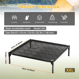 Elevated Breathable Mesh Dog Bed (size: XXL)