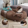 Oversized Faux Fur Cuddle Bed for You and Your Pup