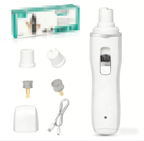 Quiet Rechargeable Dog Nail Grinder (Color: White-525)