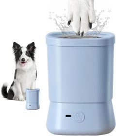 Electric Paw Cleaner for Dogs (Color: Blue)