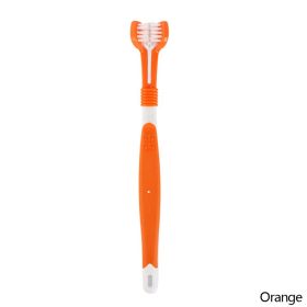 Three-Head Multi-Angle Dog Toothbrush (Color: B02)