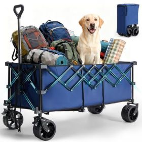 Heavy-Duty Foldable Cart – 440lb Capacity (Option: Blue)