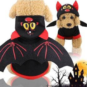 Bat Wing Halloween Dog Costume – Hooded Sweater (size: XS)