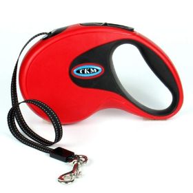 Retractable Leash with Break & Lock System (color/length: red 5M)