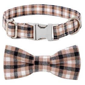 Plaid Bow Tie Collar – Adjustable Comfort Fit (colour: Style 4, size: S 2.0x40cm)