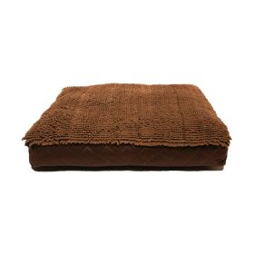 Microfiber Rectangle Bed – Medium Comfort (Color: Brown, size: medium)