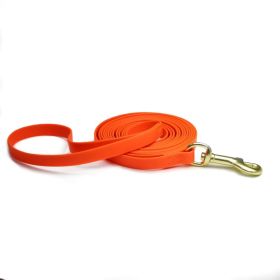 Waterproof Odor-Resistant Training Leash (Color: Orange, size: 3M)