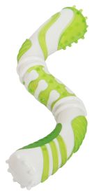 S-Shape Dental Chew Toy – TPR Construction (Color: Green)